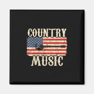 Gitarrist Country-Musik Gitarre Amerikanische Flag Magnet