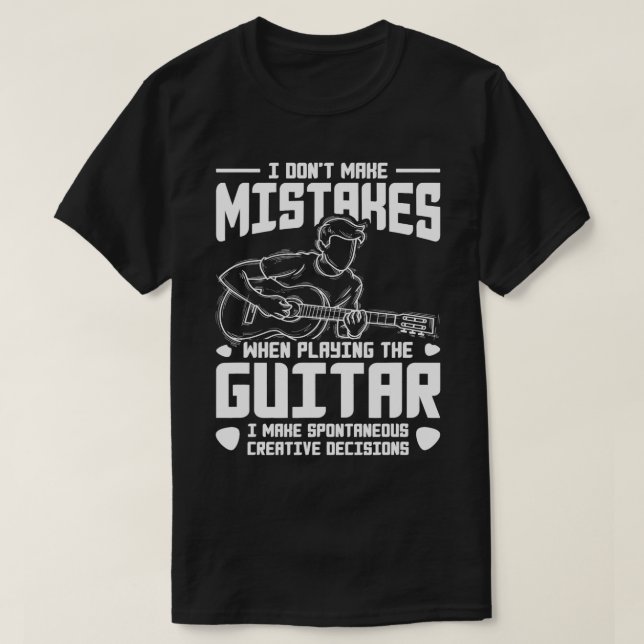 Gitarrist der Musikerin Gift Guitar T-Shirt (Design vorne)