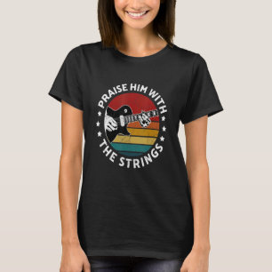 Gitarrist E-Gitarre Akustische Musik T-Shirt