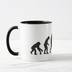 Gitarrist Evolution Gitarrist Musiker Tasse