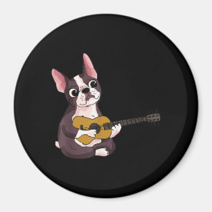 Gitarrist Frenchie Bulldog Magnet