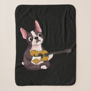 Gitarrist Frenchie Bulldog Sherpadecke