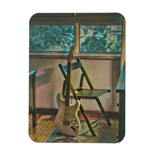 Gitarrist Geburtstagsgeschenk Magnet (Vertikal)