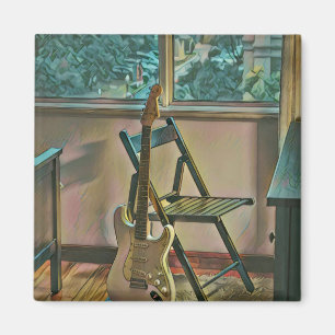 Gitarrist Geburtstagsgeschenk Magnet