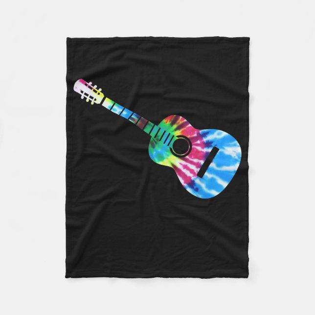 Gitarrist Gift Fleecedecke (Vorderseite)