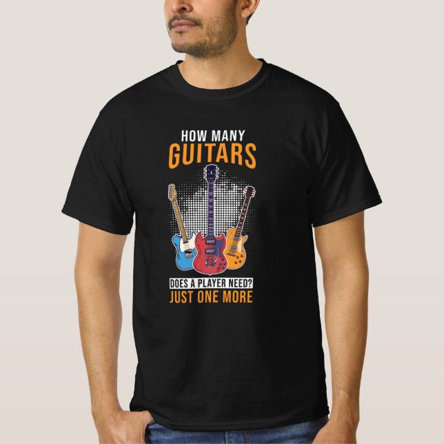 Gitarrist Gift Guitar T-Shirt (Vorderseite)