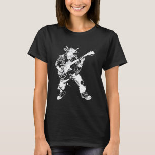 Gitarrist Gitarre - Kuh Züchter Dexter Rind T-Shirt