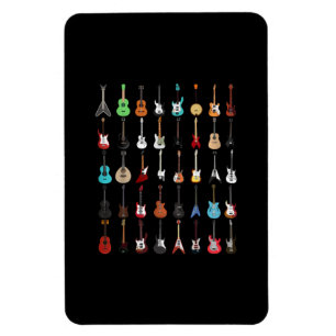 Gitarrist Gitarre Musical Instrument Rock and Roll Magnet