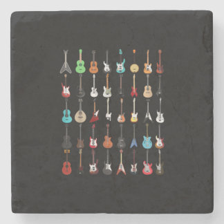 Gitarrist Gitarre Musical Instrument Rock and Roll Steinuntersetzer