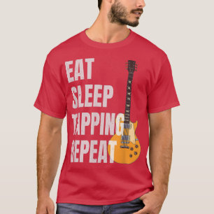 Gitarrist Gitarrenspieler isst Schlaf Stechend Wie T-Shirt