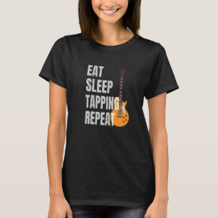 Gitarrist Gitarrist Eat Sleep Stechend Wiederholun T-Shirt