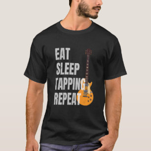 Gitarrist Gitarrist Eat Sleep Stechend Wiederholun T-Shirt