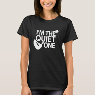 Gitarrist Ich bin der Stille Lustiger Musiker Gita T-Shirt