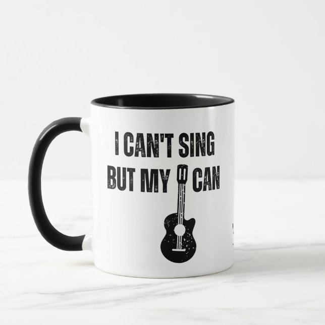 Gitarrist individuelle Name Tasse (Links)