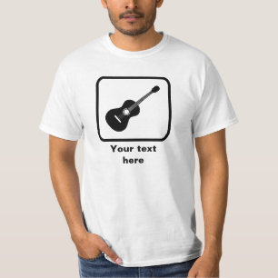 Gitarrist-Logo — individuell anpassbar T-Shirt