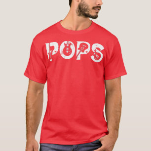 Gitarrist Lover Gitarrist Pops Funny Music Fathers T-Shirt