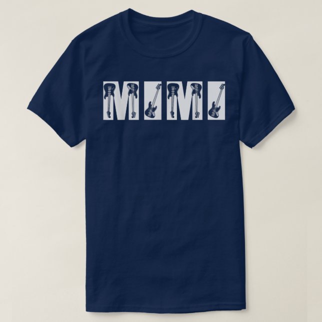 Gitarrist Mimi Funny Music Gitarre Lover Mütter Da T-Shirt (Design vorne)