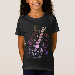 Gitarrist Musician Gitarre Player Music Girl T-Shirt