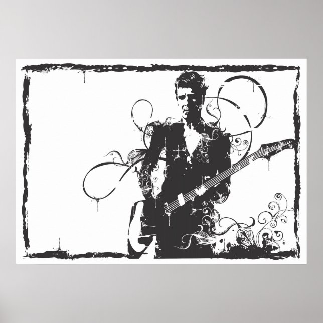 Gitarrist Poster (Vorne)