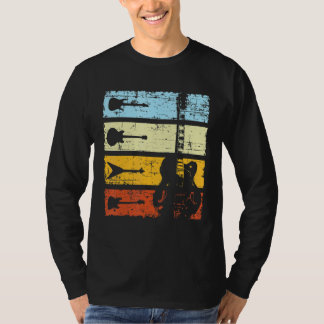 Gitarrist Retro Vintag Guitar T-Shirt