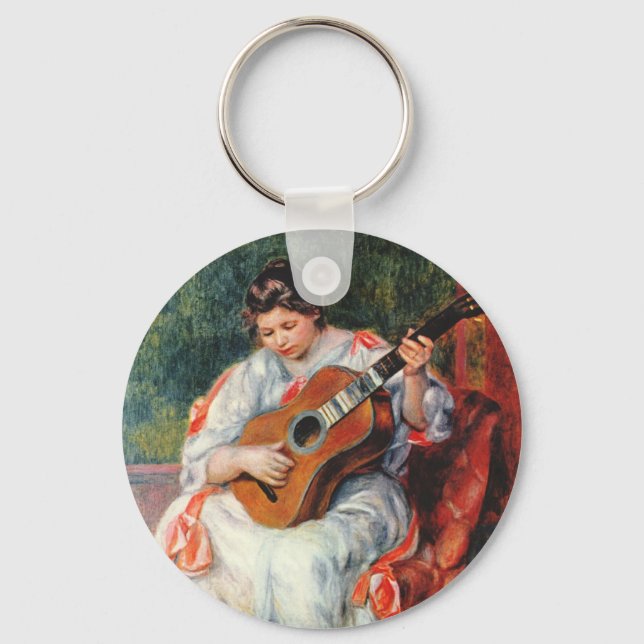 Gitarrist Schlüsselanhänger (Vorderseite)