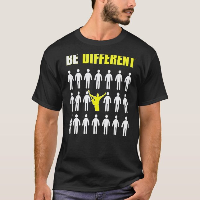 Gitarrist Sei Anders Inspiration T-Shirt (Vorderseite)