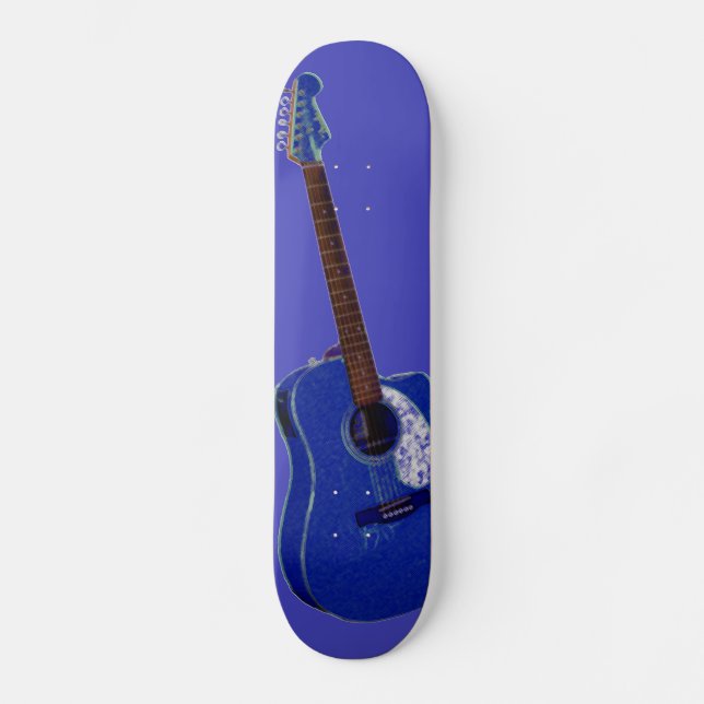 Gitarrist Skateboard (Vorderseite)