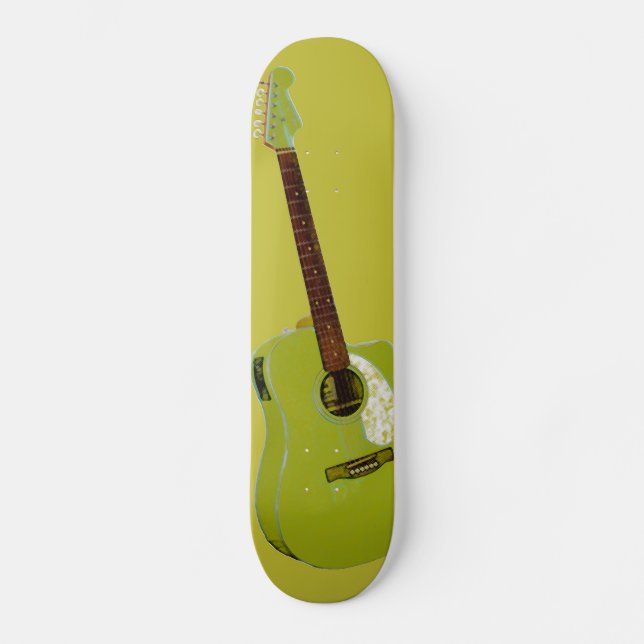 Gitarrist Skateboard (Vorderseite)