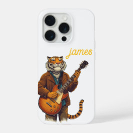 Gitarrist Tiger iPhone 15 Pro Hülle