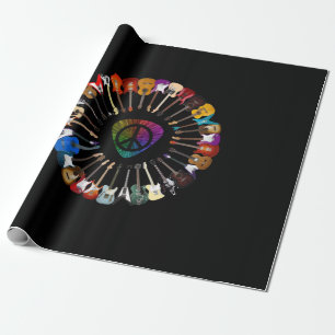 Gitarrist Variety Geburtstag Geschenkpapier
