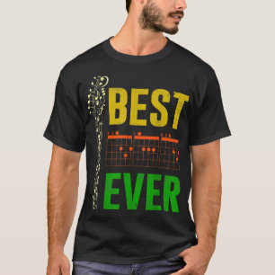 Gitarrist VaterBester Vater je D Akkord Geschenke T-Shirt