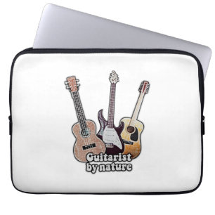 Gitarrist von Natur aus lustige Gitarrenwerke Laptopschutzhülle
