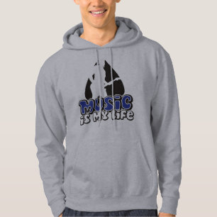 GitarristPlectrum - Musik ist mein Leben Hoodie