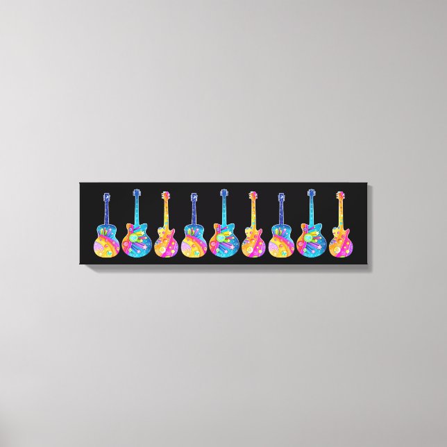 GITARS BREITE LEINWAND ART DRUCKEN (Vorderseite)