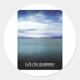 Gitchegumme Runder Aufkleber