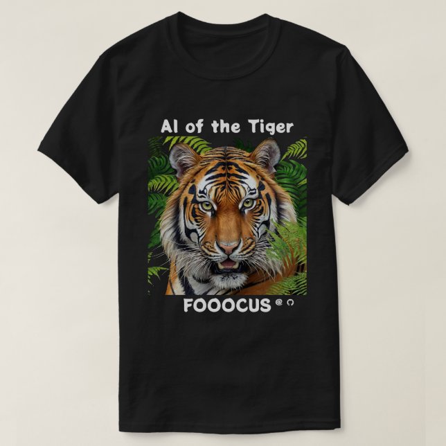 GitHub-Projektvorlage - Fooocus   T-Shirt (Design vorne)