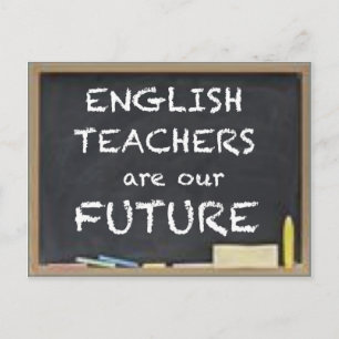 GITTER FÜR ENGLISCHE LEHRER POSTKARTE