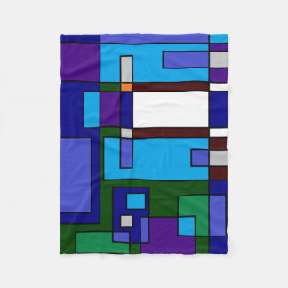 Gitter lässig fleecedecke