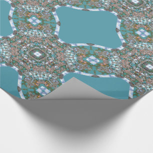 Gitter Schreierphaele glatter Eleganz Geschenkpapier