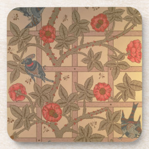 "Gitter" Tapetenentwurf, 1864 Untersetzer