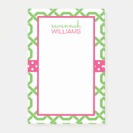 Gitter und Grosgrain Personalisiert Post-it-Notepa Post-it Klebezettel