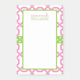 Gitter und Grosgrain Personalisiert Post-it-Notepa Post-it Klebezettel