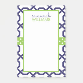Gitter und Grosgrain Personalisiert Post-it-Notepa Post-it Klebezettel
