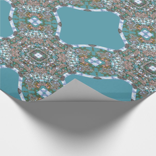 Gitter von Schreierphaele Glossy Elegance Geschenkpapier (Ecke)