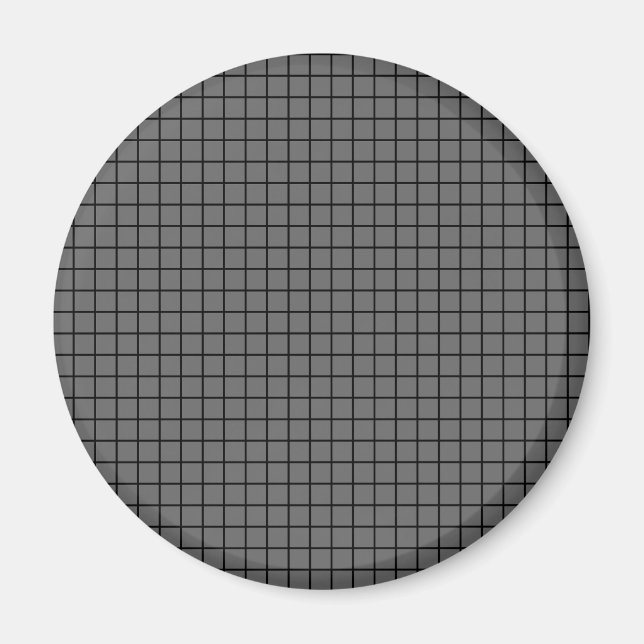Gitterschwarz Magnet (Vorne)