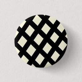 Gittertaste (Creme & Black) Button