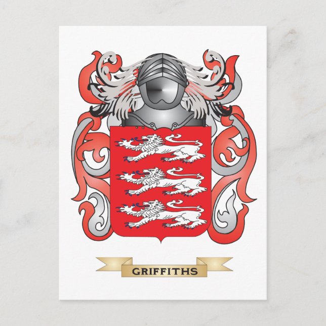 Gitterüberzug (Familienwappen) Postkarte (Vorderseite)