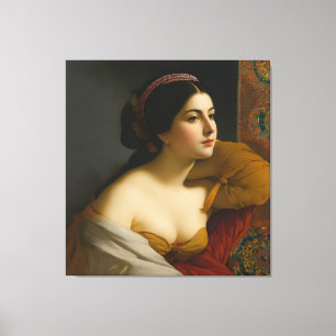 "Giulia Isabella Lombardi" Frauenportrait Leinwanddruck