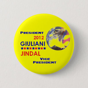 GIULIANI JINDAL 2012 Knopf Button