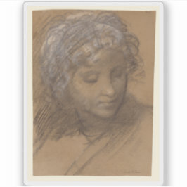 Giulio Cesare Procaccini - Leiter einer weiblichen Aufkleber